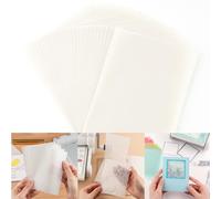 Briartw Lot de 90 feuilles de papier vélin lisse givré coloré de 100 g/m², résistant à la chaleur, translucide, 5 couleurs pour estampage, gaufrage, découpe