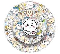 Bric Dodo Chiikawa Lot de 100 autocollants pour voiture, ordinateur portable, téléphone, guitare, skateboard, moto, vélo, chiikawa - En vinyle imperméable - Pour adolescents, enfants, adultes