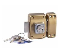 Bricard 1937 Verrou médial à bouton Cylindre 45 mm ø 26 mm Doré