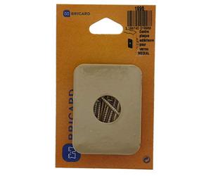 Bricard 1996 Contreplaque pour verrou médial Doré