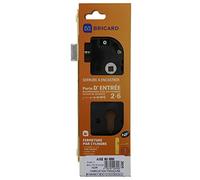 Bricard - 2605 - Serrure pour porte d'entrée- norme NF- axe à 50- sans cylindre- Noir