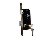 Bricard 2607 Serrure à encastrer axe 50 mm pour Porte D’Entrée avec cylindre 60 mm. norme NF. coloris Noir