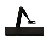 Bricard 62013033 Ferme-Porte hydraulique force 2-6 (120kg), bras standard, CE, Coupe-Feu, conforme à la norme en 1154, Noir