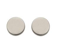 Bricard 667029 Paire de rosaces INOX Tempo pour Porte intérieure sans clé (Lot de 6)