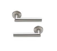 Bricard 668452 Paires de Poignées sur Rosace Inox Tempo Design DISCO