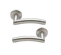 Bricard 668453 Paires de Poignées sur Rosace Inox Tempo Design Classic