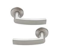 Bricard 668552 Paires de Poignées sur Rosace Inox Tempo Design Salsa
