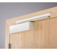 Bricard 6721021 Ferme-Porte à glissière, Force 2-5,Technologie à Came, Blanc, opposé Montage inversé côté paumelles