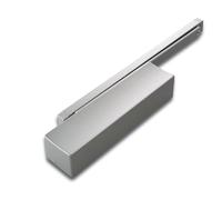 Bricard 6721027 Ferme-Porte à glissière, Force 2-5,Technologie à Came, Argent, opposé Montage inversé côté paumelles