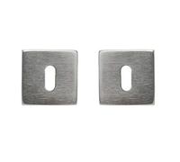 Bricard 8005050 Paire de Rosaces de Fonction Epure pour Chambre, Porte Intérieure à Clé, Chromé
