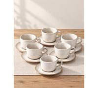 BRICARD Albi Clair Tasse A Cafe 100ml Avec Soucoupes, 12 Pcs(6 pers.) | Tasse Expresso - Tasse Cafe - Tasse À Café - Tasse A Cafe Original - Tasses Et Mugs Et Soucoupes - Tasse A Cafe Expresso