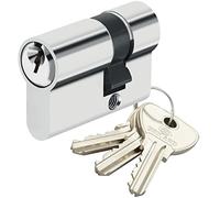 Bricard - Demi Cylindre de sécurité pour porte barillet 10x30 mm Alpha Bricard 3 clés