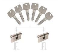 Bricard Pack de 2 cylindres Astral s'entrouvrant: 30+30 & 30+30 avec 6 clés.