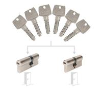 Bricard Pack de 2 cylindres Astral s'entrouvrant: 30+30 & 30+45 avec 6 clés.