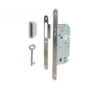 Bricard Serrure à encastrer 2791 pêne aimanté pour porte de chambre ou d'intérieur xe 40 mm