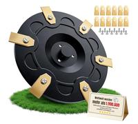 BRICH Lot de 12 lames pour Segway Navimow i105E i108E i110N | Accessoires de tuning à 6 lames en nylon PA6 : 35 % de vibrations en moins et 55 dB silencieux pour les temps de repos