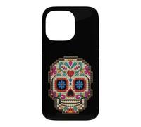 Brick Builder Day of Dead Dia De Los Muertos Halloween Coque pour iPhone 13 Pro