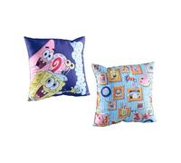 BRICK Flip Coussin réversible Bob l'éponge 2 Patrick Gary et Bob l'éponge