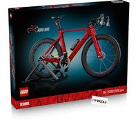 BRICK Flip Lego 11380 Vélo de course avec carrelage imprimé, roues Legorad avec pneus en caoutchouc, dérailleur arrière et support de roue arrière comme bureau