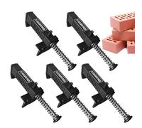 Brick Liner Runner-Spring Loaded Wire Drawer Tool, Precision Masonry Line Fixer, Heavy Duty Construction Leveling Clip, Professional Bricklaying Gear, Adjustable Jaw | For Building