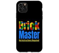 Brick Master Builder Jouet de Construction Bloc de Construction Coque pour iPhone 11 Pro Max