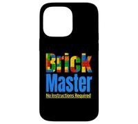 Brick Master Builder Jouet de Construction Bloc de Construction Coque pour iPhone 14 Pro Max