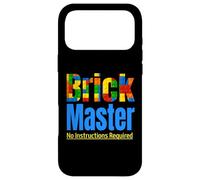 Brick Master Builder Jouet de Construction Bloc de Construction Coque pour iPhone 17 Pro Max