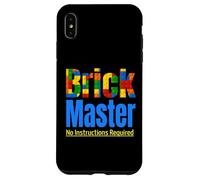 Brick Master Builder Jouet de Construction Bloc de Construction Coque pour iPhone XS Max