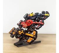 Brick Nest Présentoir Étagère Surélevée - Compatible avec Lego Formula One Speed Champions - Étagères de Présentation F1 Stand (3 Stands)