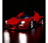 Brick Shine GC Kit d'éclairage pour Lego Ferrari Daytona SP3 42143 (jeu Lego non inclus) (Classique)