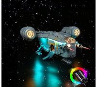 Brick Shine Kit d'éclairage pour Lego The Razor Crest 75331 (le kit Lego n'est pas inclus) (version à distance)