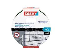 Ruban de fixation double-face - TESA - 5 m x 19 mm - Pour brique et pierre - Charge 10 Kg/m - Multi-usages
