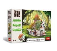 Brick Trick- Trefl Maison de la forêt/Forest House - Construisez, ECO Blocs 220 Briques, pour Les Passionnés de Construction, Kit Créatif pour Les Enfants à partir de 6 Ans