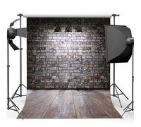 Brick Wall Photography Backdrops Wooden Floor Backgrounds for Photo Studio Photography Children Photo (Color : A Size : 200cmX300cm 6.5x10ft)
