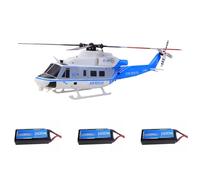 Brickaro 1/35 GOOSKY E2 UH-1Y Hélicoptère RC 2,4G 6CH à double entraînement direct sans balais avec positionnement GPS Hold, stabilisation automatique (mode commutable)