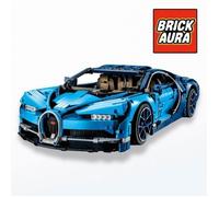 BrickAura™ Bugatti Chiron Collector - Compatible numéro 42083 - Kit de construction supercar de collection 3599 pièces
