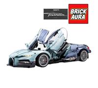 BrickAura™ Bugatti Tourbillon Collector - Compatible LEGO® - Kit de construction supercar de collection 3719 pièces