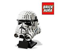 BrickAura™ Casque Stormtrooper inspiré Star Wars - Kit de construction compatible LEGO® - 647 pièces - Édition Collector