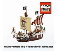 BrickAura™ The Going Merry Pirate Ship Collector - numéro 75639 - Kit de construction One Piece 1376 pièces