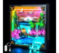 BrickBling Éclairage compatible avec Lego Paysage japonais de cerisiers en fleurs, éclairage LED compatible avec Lego 31218, éclairage décoratif mural - modèle exclusif (version classique)