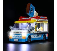 BrickBling Ensemble d'Éclairage LED pour Ice Cream Car, Décoratif pour Lego 60253 City Great Vehicles Creative Toy (Pas de Modèle Lego)