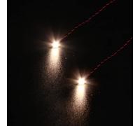 BrickBling Kit de lumière LED blanc chaud (15 cm) pour l'éclairage DIY/PUISSANCE (Pack de 2) Kit d'éclairage LED pour la décoration de briques Lego et d'autres grandes marques