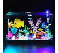 BrickBling Kit de lumière pour Lego 31122 Creator Aquarium Modèle de Blocs de Construction (Pas de modèle Lego), kit d'éclairage pour créateur de Poisson, réservoir de lumière créative