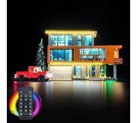 BrickBling Kit d'éclairage à distance compatible avec Lego 21354 Twilight The Cullen House (pas de modèle), kit d'éclairage LED compatible avec Lego Twilight The Cullen House Jouet créatif
