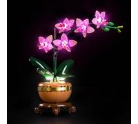 BrickBling Kit d'éclairage compatible avec Lego 10343 Mini Orchid Botanical Collection (pas de modèle), kit d'éclairage LED compatible avec Mini Orchid 10343 Jouet créatif