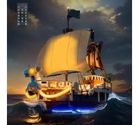 BrickBling Kit d'éclairage compatible avec Lego 75639 The Going Merry Pirate Ship (pas de modèle), télécommande - Kit d'éclairage LED compatible avec Lego The Going Merry Pirate Ship - Jouet créatif