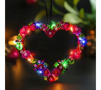 BrickBling Kit d'éclairage compatible avec Lego en forme de cœur, lumières décoratives compatibles avec Lego 40638, excellent cadeau pour la Saint-Valentin (lumières uniquement, pas de briques)