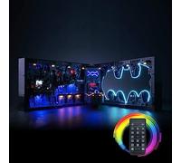 BrickBling Kit d'éclairage de décoration télécommandé pour Lego Batcave Shadow Box (Pas Lego), Kit d'éclairage pour Lego 76252 Batcave Shadow Jouets créatifs pour adultes