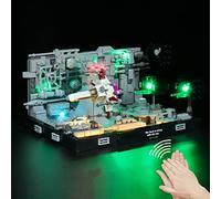 BrickBling Kit d'Éclairage LED avec Contrôle Vocal pour Lego 75329 Death Star Trench Run Diorama (Pas de Modèle)