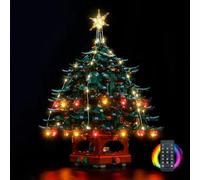 BrickBling Kit d'éclairage LED blanc chaud à télécommande compatible avec Lego Family Christmas Tree Decoration 41843 (pas de modèle)